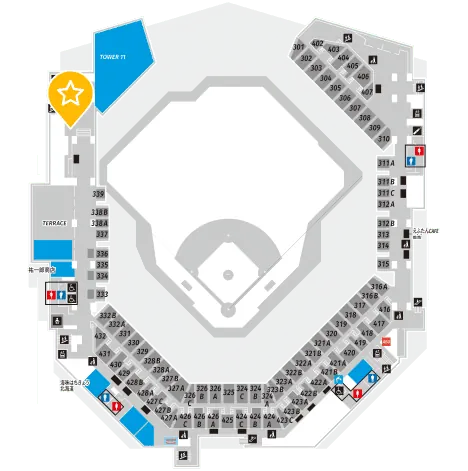 오리지널 탁구대의 위치