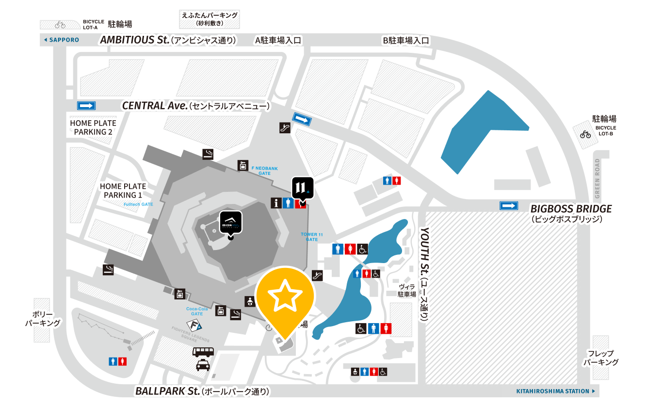 F PLAY FIELD supported by NIHON HOUSING (F 플레이 필드 서포티드 바이 니혼 하우징)의 위치