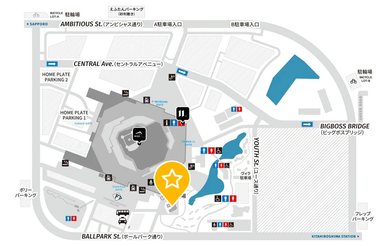 F PLAY FIELD supported by NIHON HOUSING (F 플레이 필드 서포티드 바이 니혼 하우징)의 위치